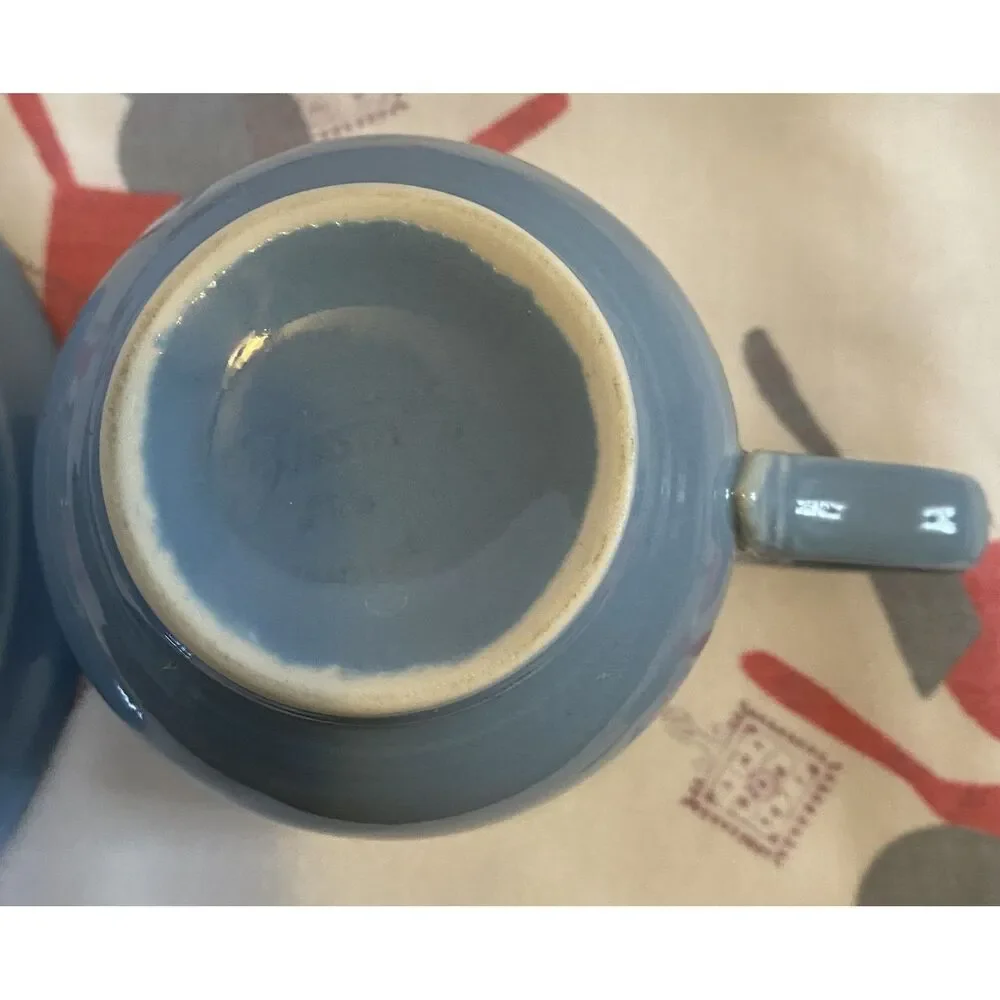 Fiestaware Periwinkle Classic 7oz Teacup & Saucer